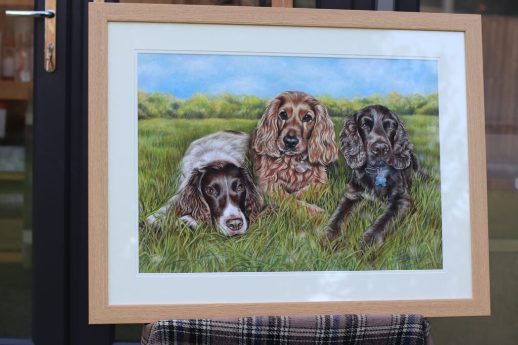 commission dogs custom painting