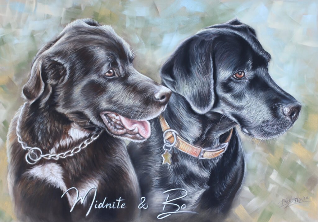 labrador retriever custom portrait