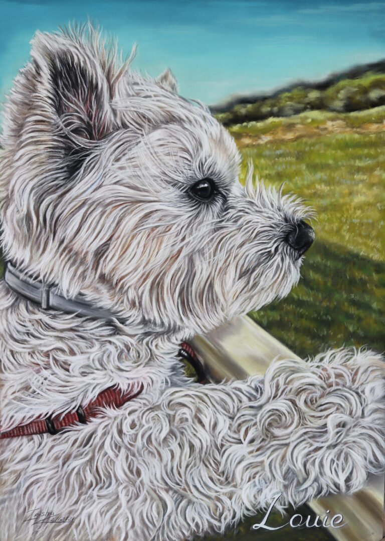 portrait of westie