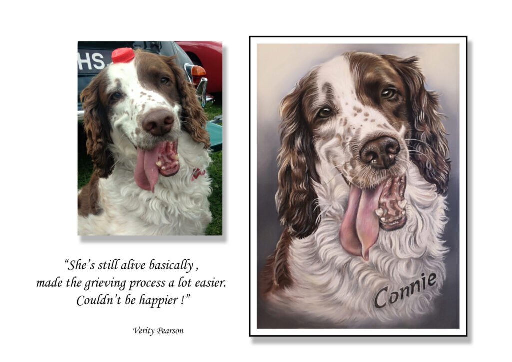 commission portrait of my dog