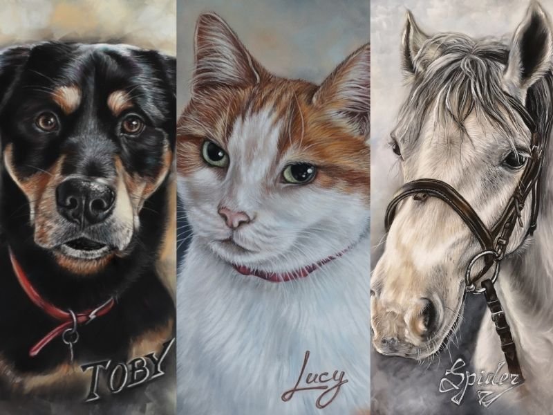 pet portraits paintings