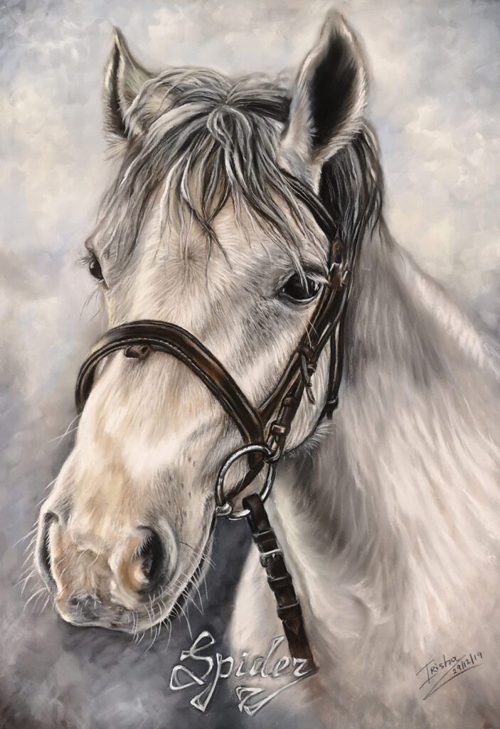 custom horse portrait by Irisha