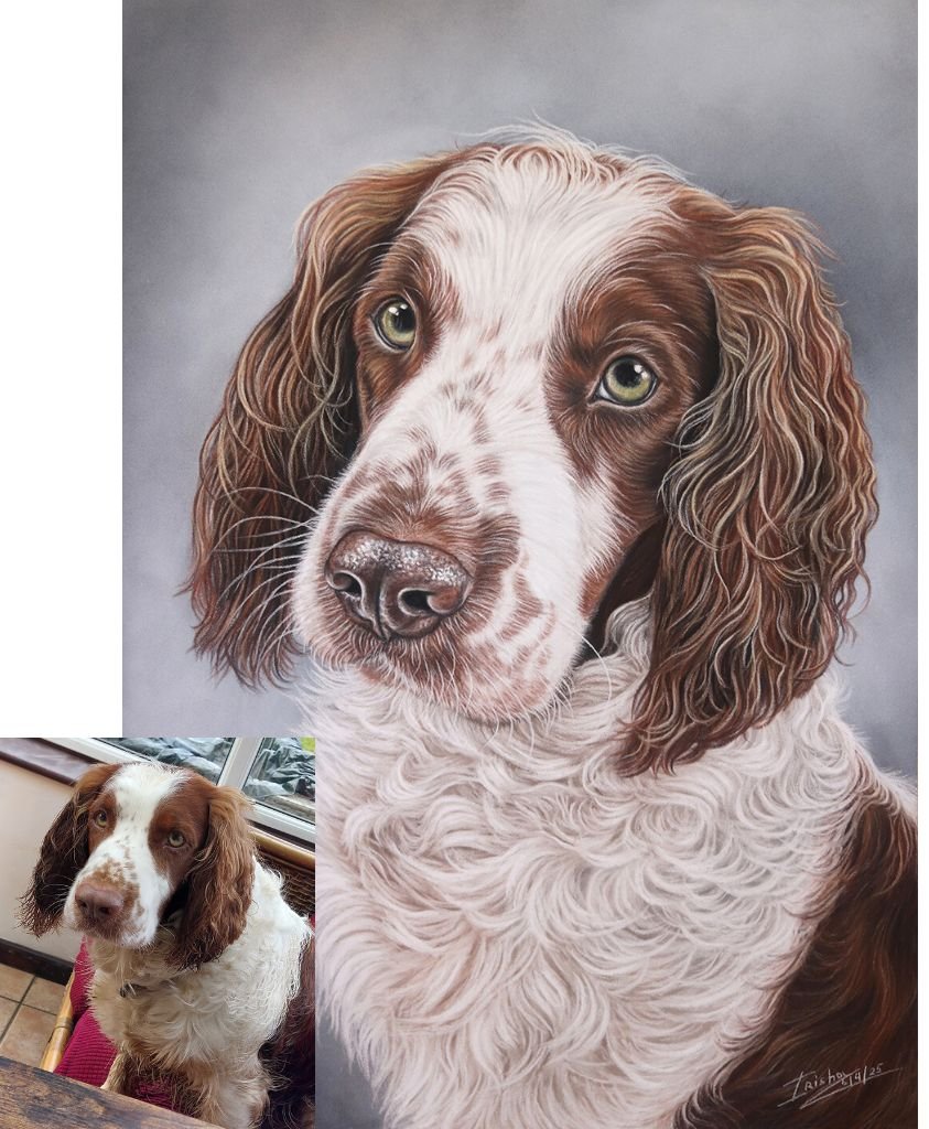 custom pet portraits from photos uk
